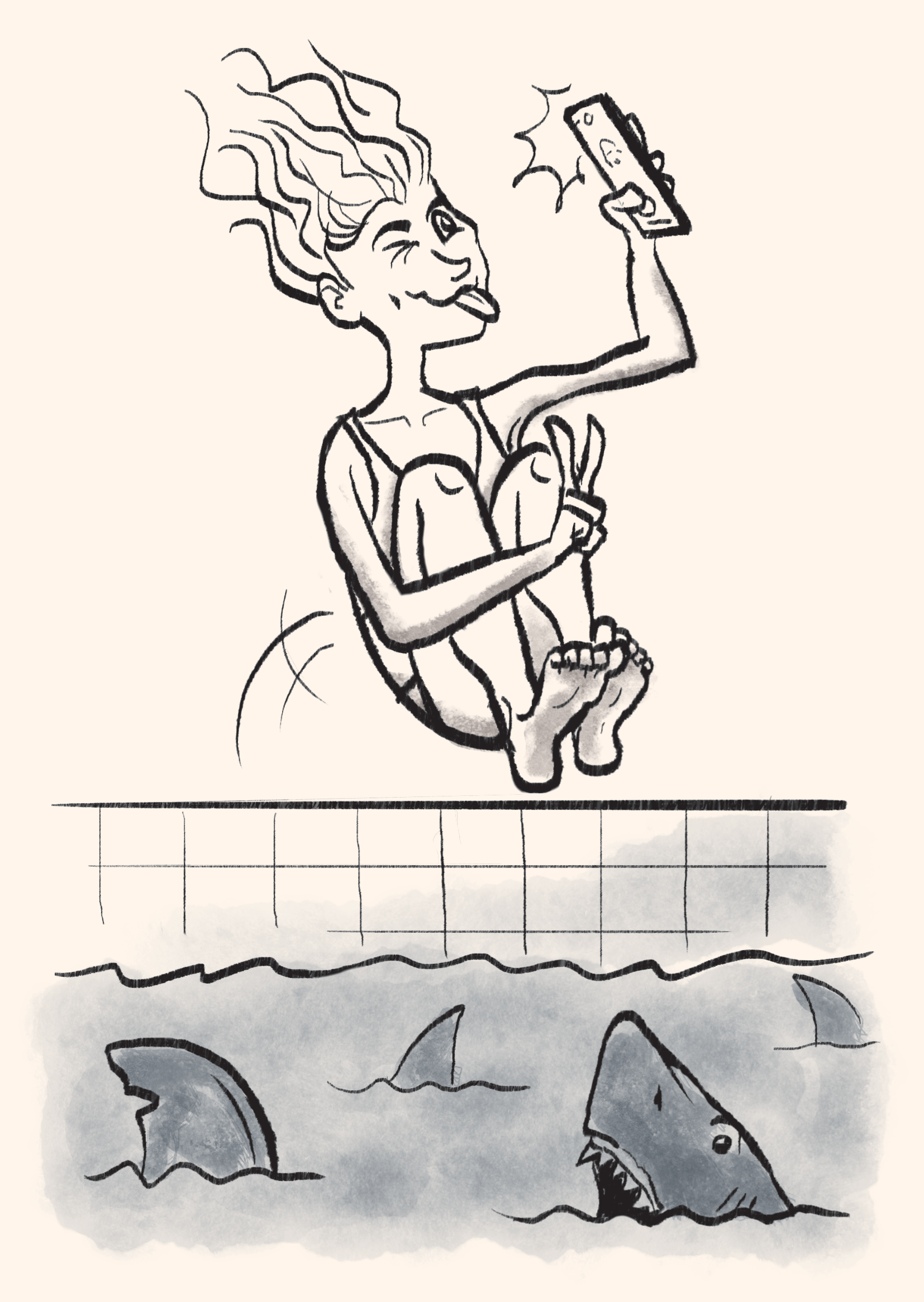 Illustratie voor het voorlichtingsboekje "PuberTijd" (over opvoeden) geschreven door Erik Smit & Wietske Noordzij. Uitgave: stichting Raise Up